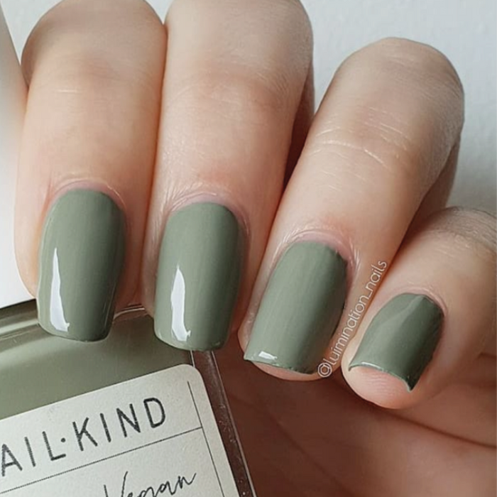 Crocodile Smile nail polish on nail