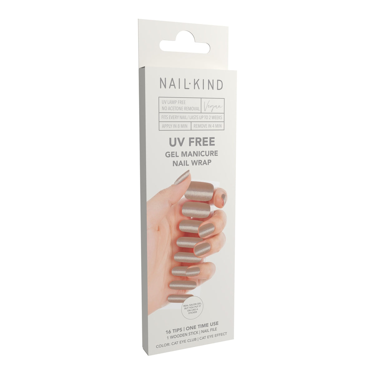 NailKind The Gel Wraps Cat Eye Club box
