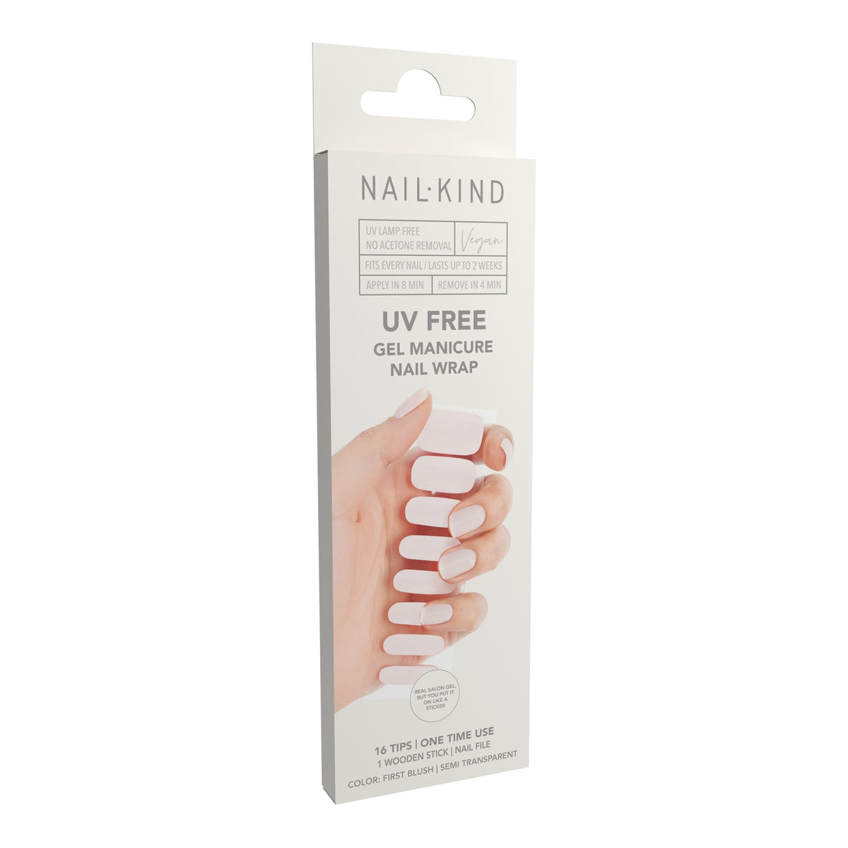 NailKind The Gel Wraps First Blush box