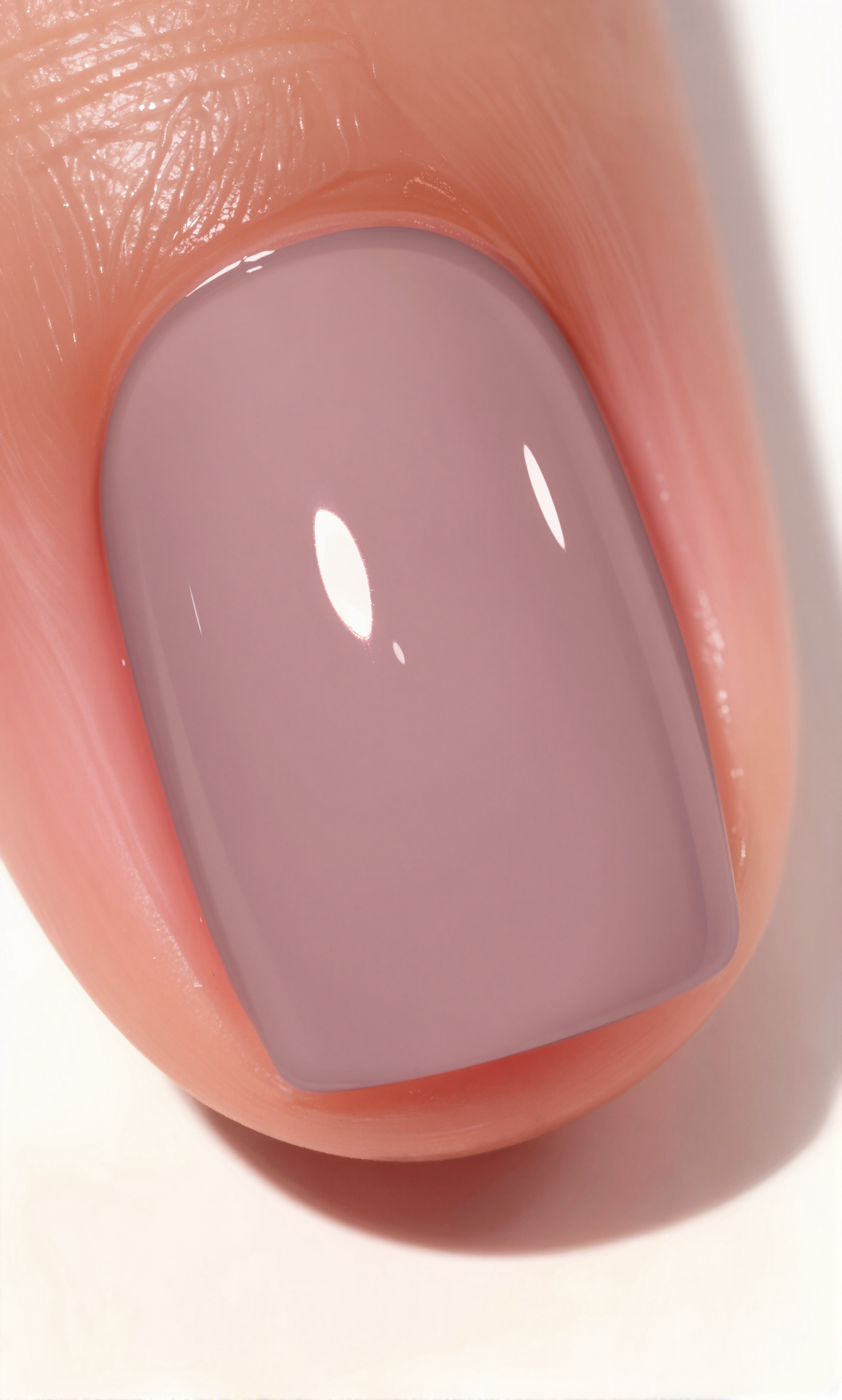 Dusty Dancing nail polish on nail